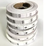 Etiqueta de Tamanhos em Nylon