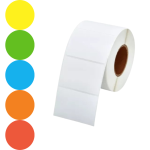 Kit com 10 Rolos de Etiqueta Adesiva para Balança Papel Couchê Térmico 60x40 - Imagem 2