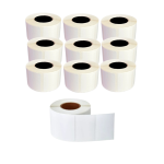 Kit com 10 Rolos de Etiqueta Adesiva para Balança Papel Couchê Térmico 60x40