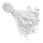Lacre Cordão para Amarrar Tags Branco – 1000 Unidades