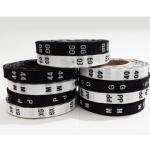 Etiqueta de Tamanhos Bordados