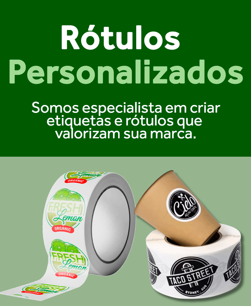 Rótulos Personalizados - Zander Etiquetas